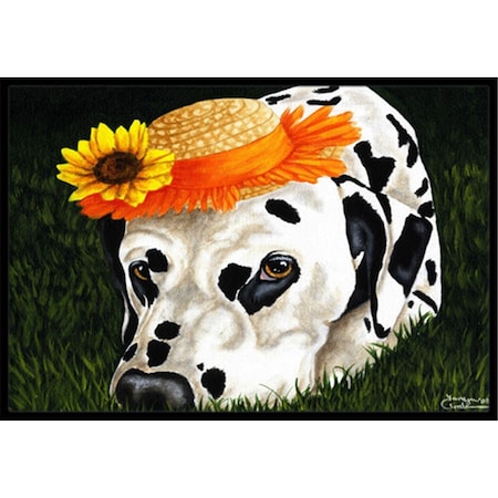 Carolines Treasures My Sun Spot Dalmatian Indoor or Outdoor Mat- 18 x 27 AMB1340MAT